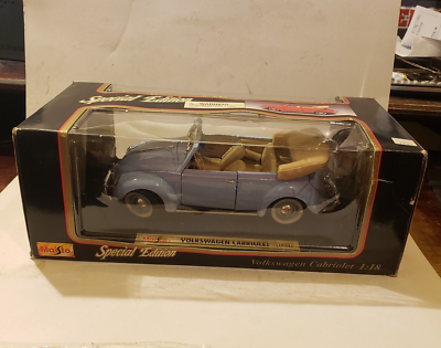 Maisto Volkswagen 1951 Cabriolet 1:18 Scale Die Cast Replica Car