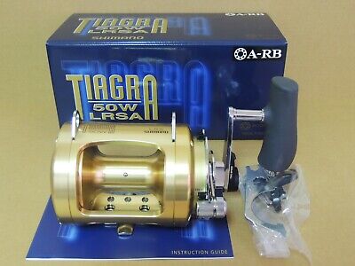 NEW SHIMANO TIAGRA 50W LRSA 2 SPEED BIG GAME REEL TI-50WLRSA *FAST  DELIVERY* 