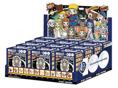 Pop Mart MOLLY × Warner Bros. 100th Anniversary 12 Magnet Badge 