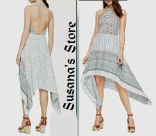 NWT BCBG MAXAZRIA SIZE 10 DANELA HALTER SCARF DRESS ATTRACTIVE 298