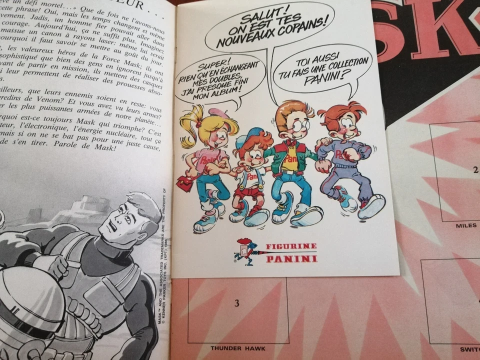 Mask Album D'image Pas Complet PANINI MASK - Photo 3/4