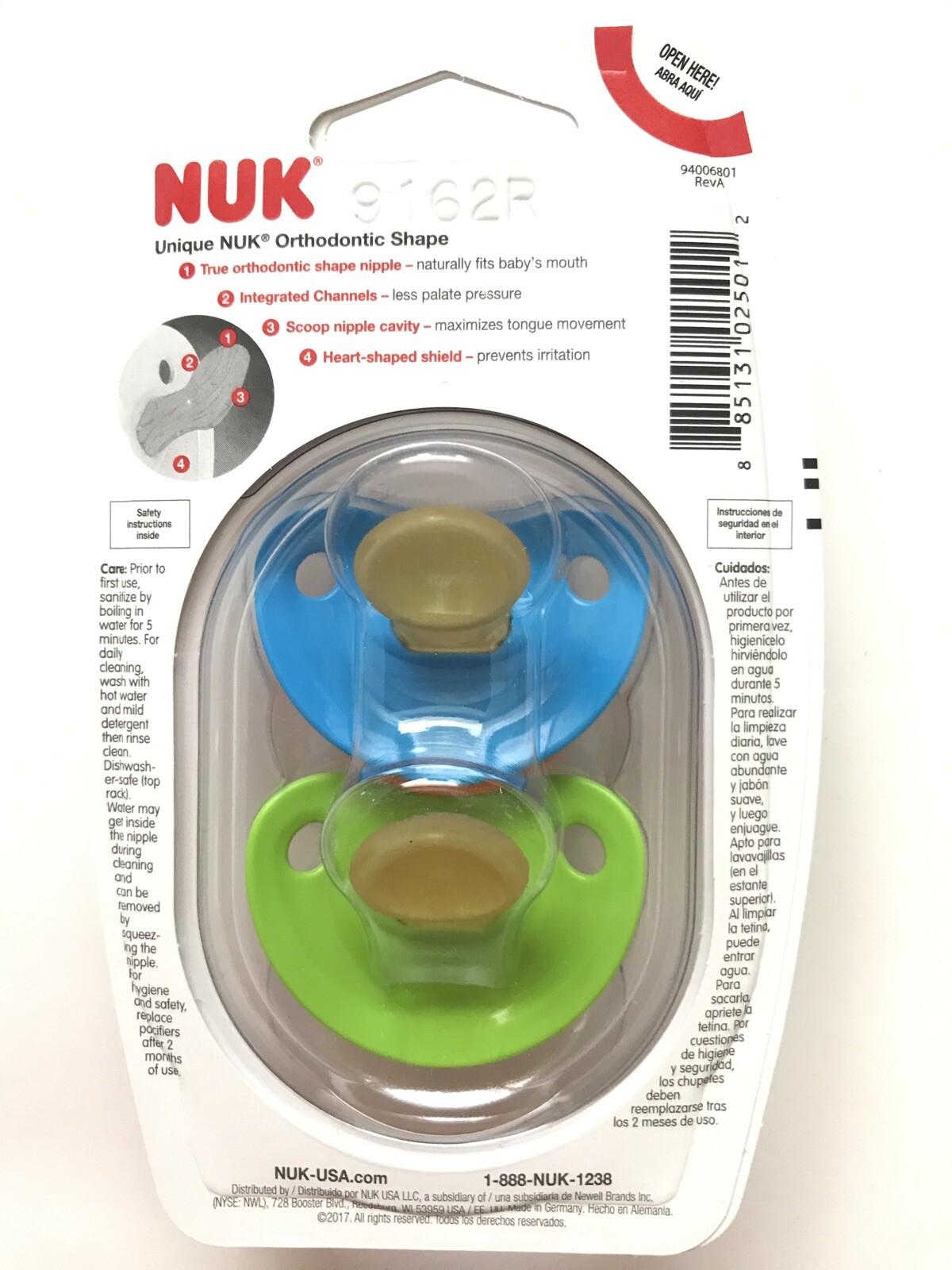 sanitize nuk pacifier