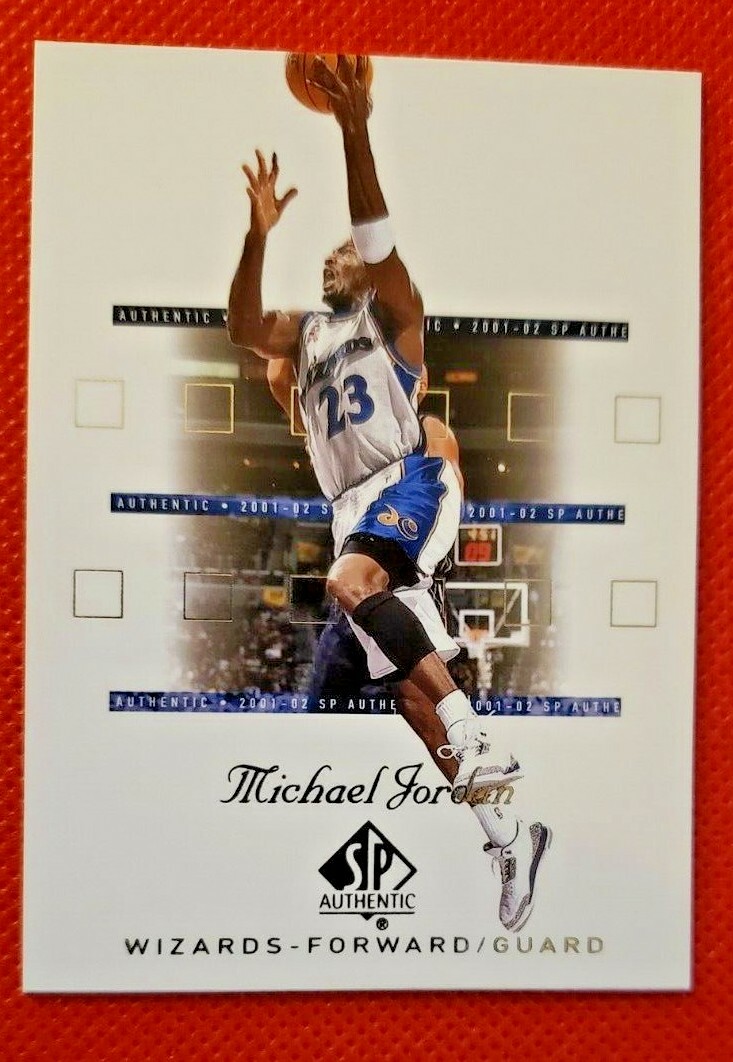 2001-02 SP Authentic #90 Michael Jordan Team: Washington Wizards Basketball