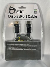 SIIG Display Port Cable 2 meter/ 6.6 feet