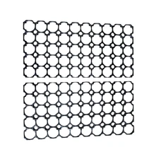 10pc 5X10 32650 32700 battery plastic holder frame anti vibration moving spacer