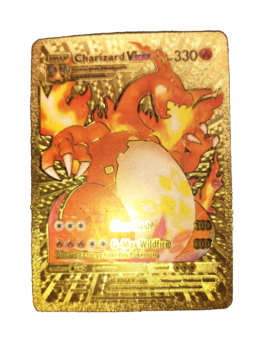 Charizard VMAX リザードンVMAX 色違いGOLDカード Rare LIUHYLG Charizard VMAX Gold Metal Card with Poland | Ubuy