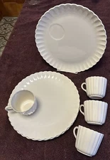 4 Spode Chelsea Snack Sets Cup & Plate Sets VGC