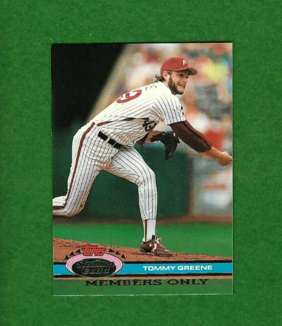 1991 Topps Stadium Club Members Only Tommy Greene