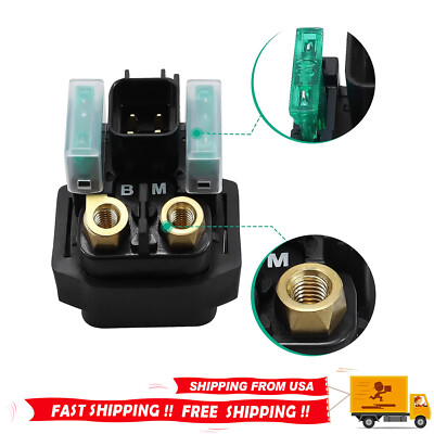 Starter Solenoid Relay For Yamaha YFM 350 400 450 660 Grizzly Kodiak Big Bear