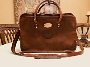 orvis leather bolsa