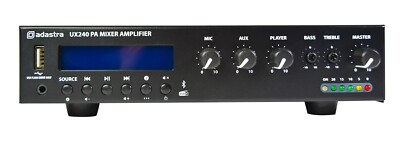 Adastra UX Series Compact 100V Mischpult-Verstärker - UX240 240W