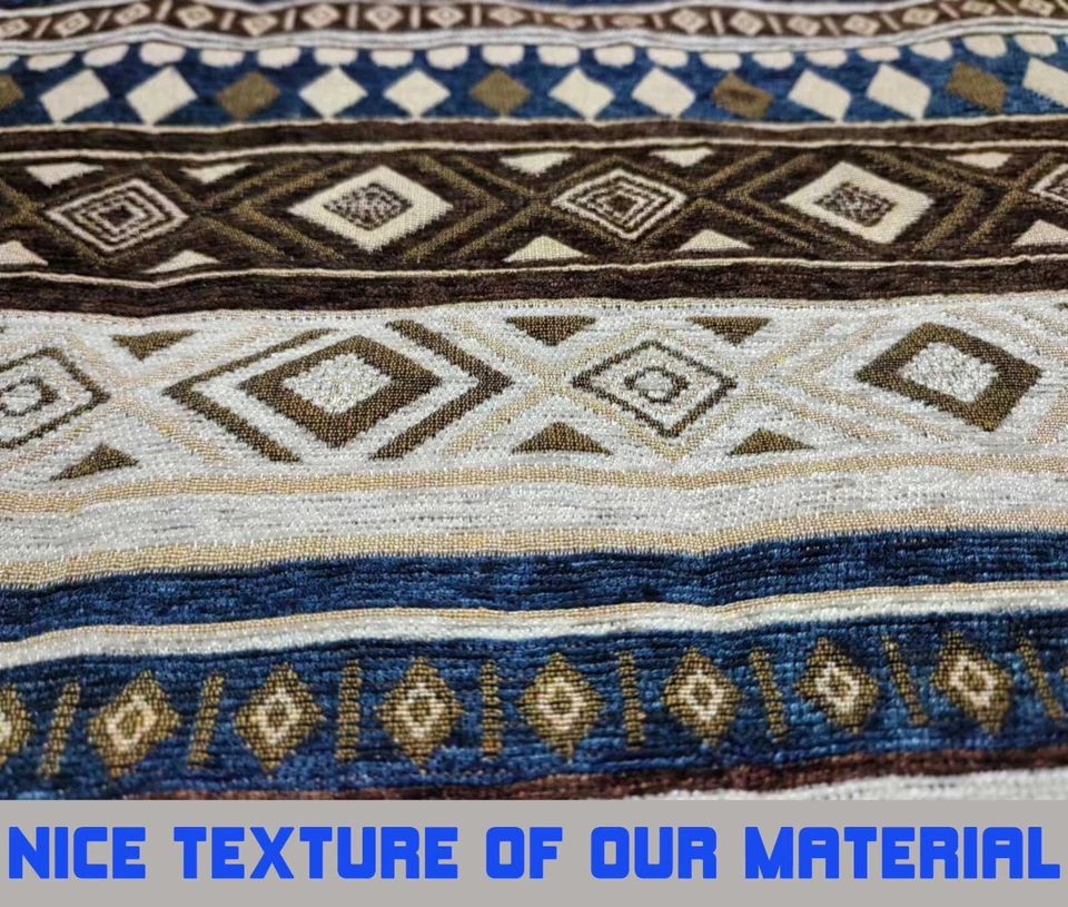 Fundas de asiento de camión de banco delantero diseño Aztec Boho aptas para Jeep Comanche 1985-1989 Foto 4 de 4