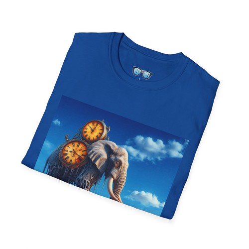 Sal Elephant T-Shirt, Surreal Art Tee, Unisex Graphic Tee, Softstyle - Picture 37 of 41