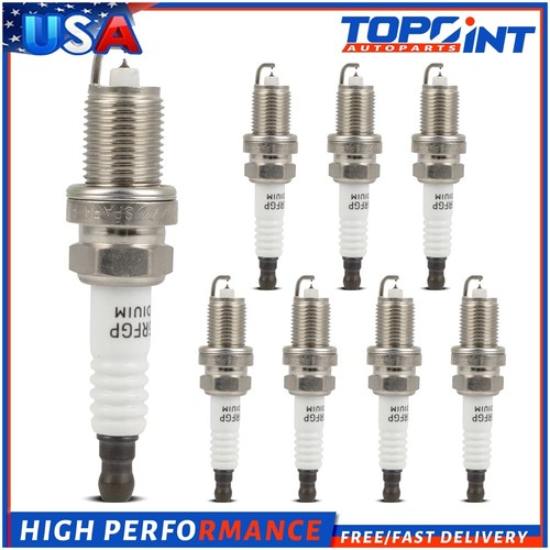 8x Iridium Spark Plugs For 1999-2004 Jeep Grand Cherokee 4.7L V8 - Picture 1 of 6