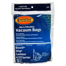Fits For EnviroCare Fits For Bissell Zing Bags For Model 820 4122 2154 2138425