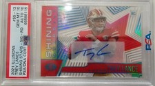 2021 Panini Illusions Trey Lance Shining Stars Rookie Auto /20 PSA 10/10 49ers