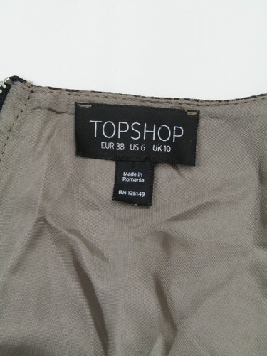 Topshop ladies dress snake pattern size EUR 38 , UK 10 π - Picture 8 of 12