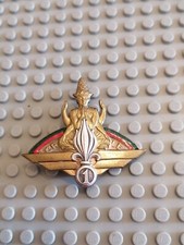 INSIGNE MILITAIRE LEGION ETRANGERE INDOCHINE E.O.  : 1° C.R.L.E. / DRAGO  LEGION