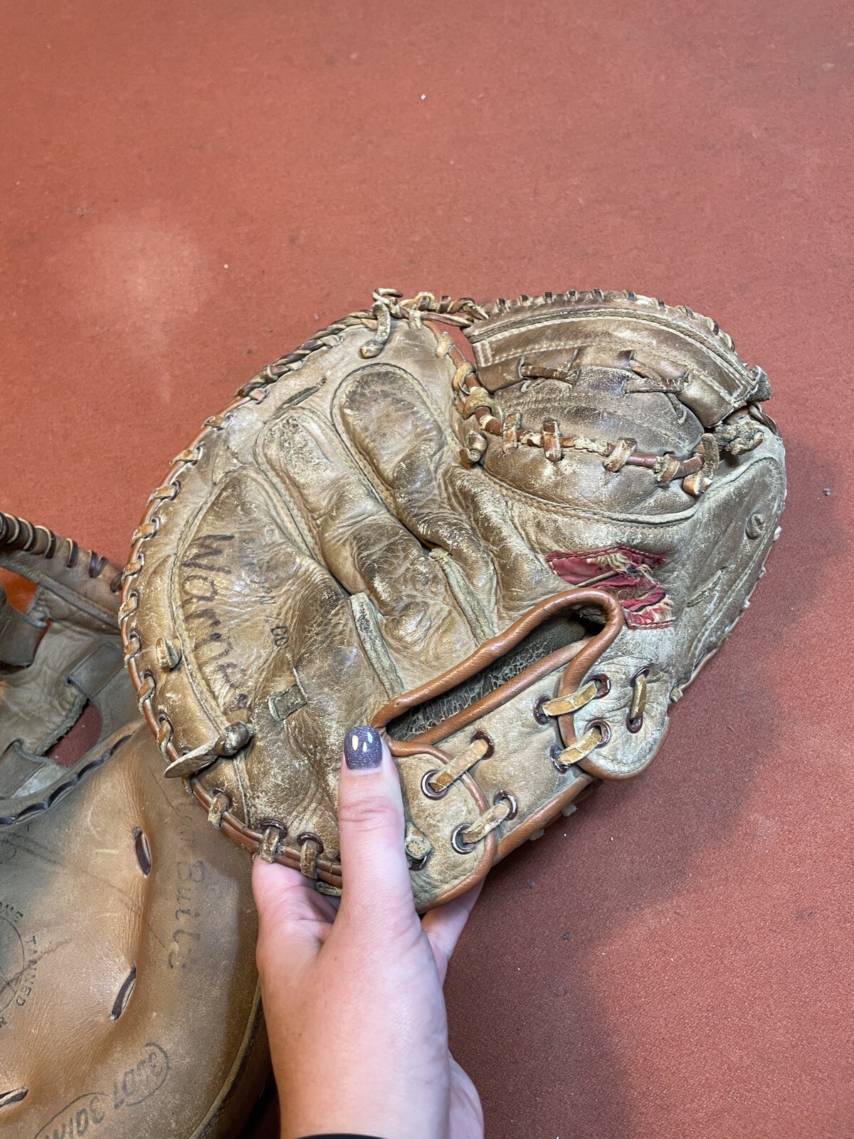 Two Vintage Baseball Catcher Mitts eBay