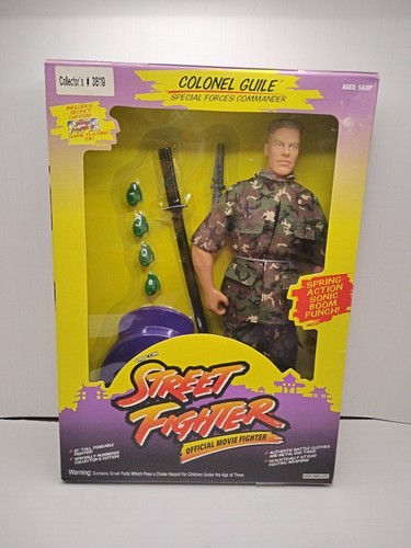Street Fighter 1993 - Colonel Guile 1:6 - Hasbro Capcom GI Joe - New Unopened