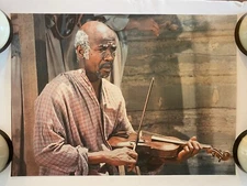 Fiddler Vintage Poster  Movie Memorabilia Pro arts Movie Violin Violinist 1970s