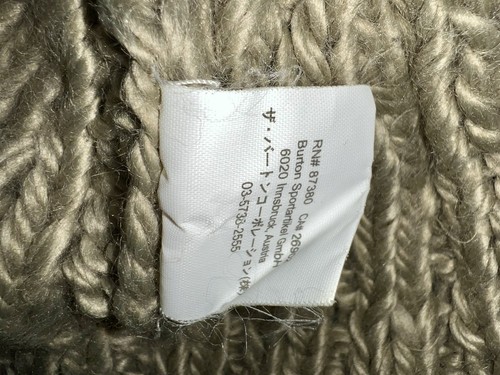 Gorro BURTON Kismet Pom Pom - Tostado. Excelente estado - Imagen 4 de 9