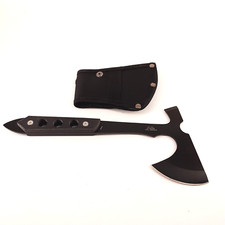 NEW Throwing Axe Tomahawk Mtech Stainless Steel Blade G10 Grip Handle  Sheath