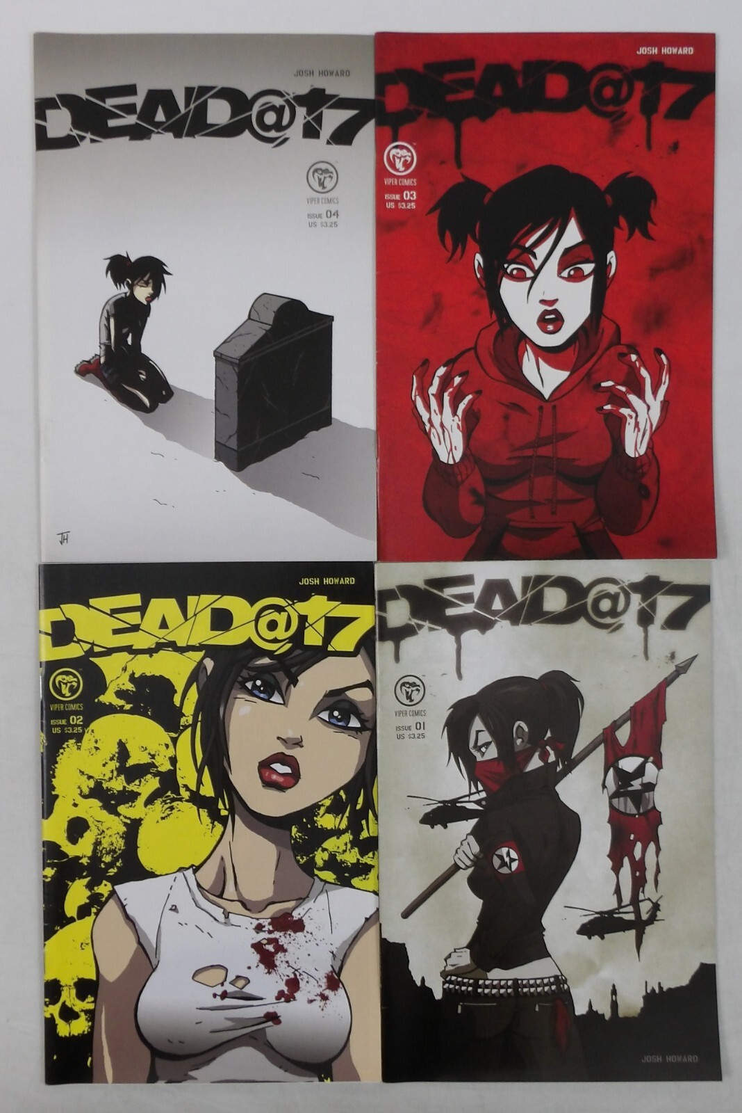 Dead@17 #1-4 VF/NM complete series - Josh Howard - Viper Comics 2006 set 2 3