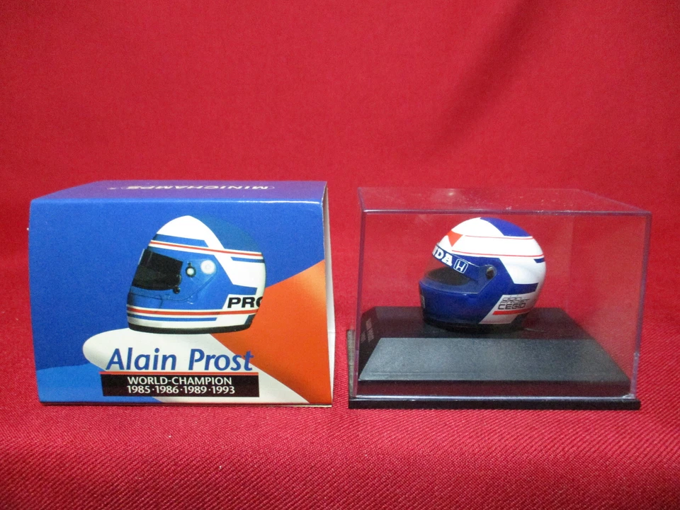 1989 Alain Prost WORLD CHAMPION Bell Honda McLaren Helmet Formula 1 Minichamps - Image 3 of 4