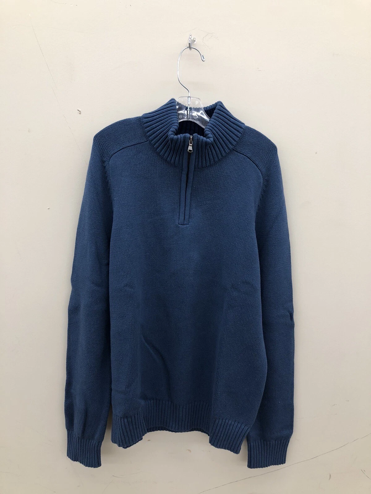 Lands’ End Mens’ Small Turtleneck Zip-up Jacket
