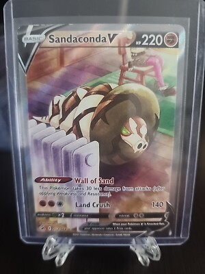 Pokmon TCG Sandaconda V Fusion Strike 252/264 Holo Full Art | eBay