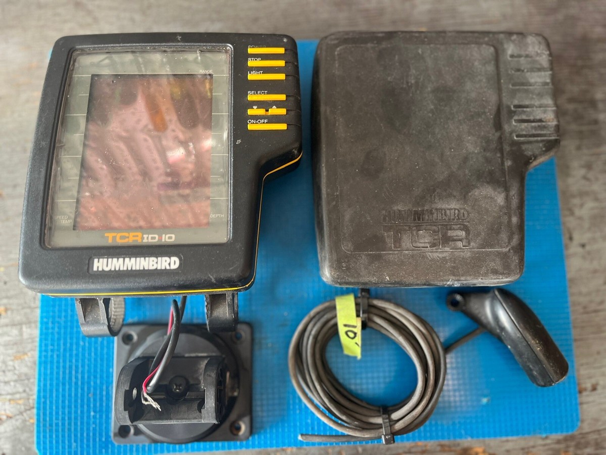 Humminbird TCR ID-10 Portable Fish Finder Head Unit with Cover