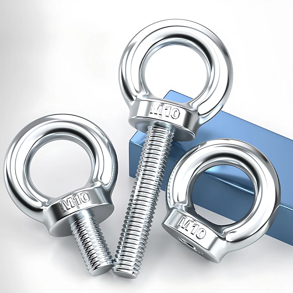 Ringmutter Ringschraube Edelstahl M3 M4 M5 M6 M8 M10 - M36 Verzurröse Auge Ring - Bild 2 von 4