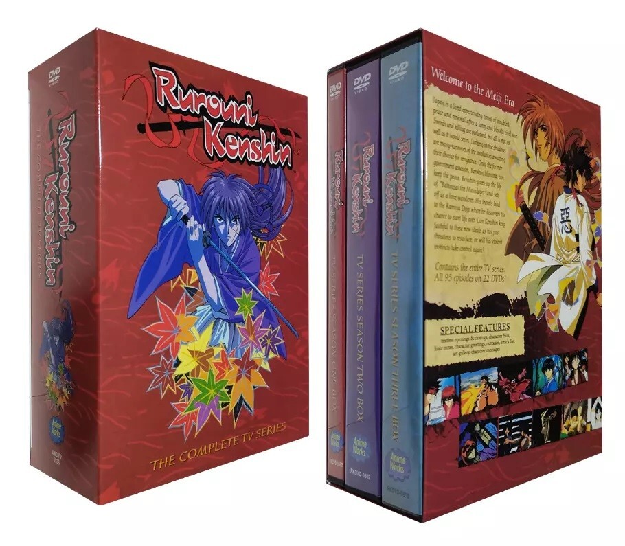 Rurouni Kenshin: The Complete Series (DVD, 2010, 22-Disc Set