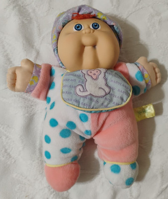 Babyland collection, 1992 Hasbro, Thailand B-1, orange hair, blue eyes, rattle