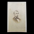 Abraham Lincoln CDV Photograph Civil War Era