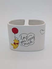 Disney Winnie the Pooh Piglet Ceramic Toothbrush Holder Love You Beary Much