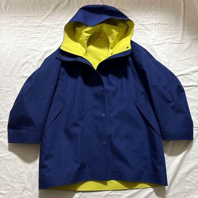 Uniqlo MARNI Blocktech Half Coat Raincoat Blue × Yellow Size M (US
