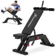 Adjustable Incline Decline Weight Bench for Home Gym,1000LBS FID Workout Bench