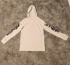 Adidas Long Sleeve Youth Medium 10/12 Hooded Lightweight Shirt 100 Cotton