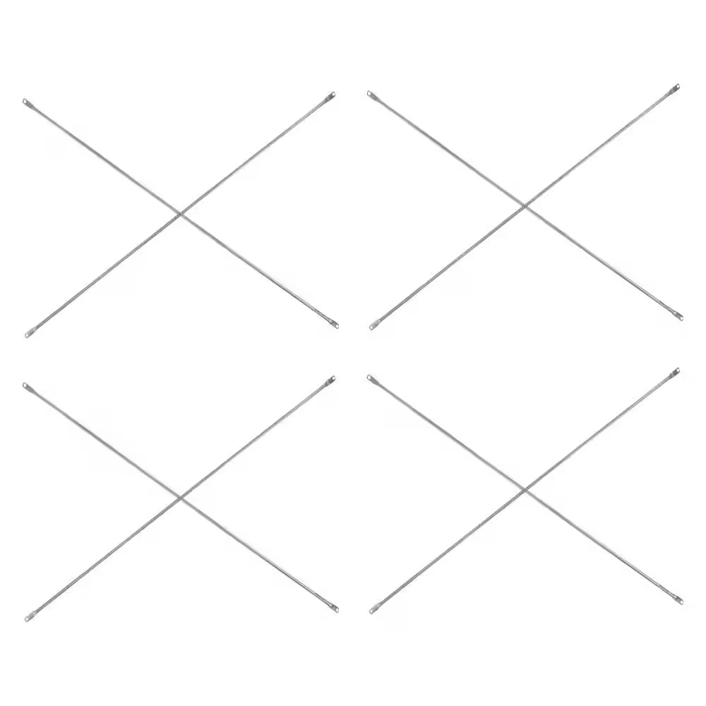 7 Ft. X 4 Ft. Galvanized Steel Squaring Cross Brace for Scaffolding Frames, 4...