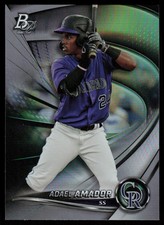 2022 BOWMAN PLATINUM TOP ADAEL AMADOR RC COLORADO ROCKIES #TOP-95