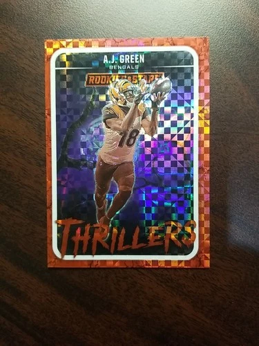 2025 Panini Rookies & Stars Football Red Plaid A.J. Green #9