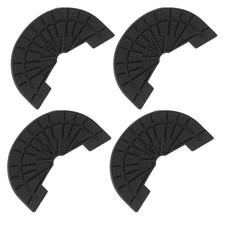 4pcs Rubber Heel Taps for Shoes - Boot Sole Replacement Pads - 5/32" Thick