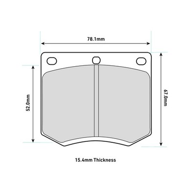 Ferodo Front DS2500 Track Race Brake Pads For Ford Escort MK2 1.8 RS1800 75-80