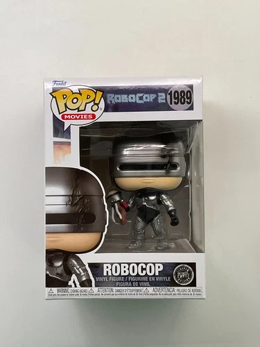 Funko Pop! Movies: Robocop #1989 Chase Vinyl Figure +PROTECTOR H3
