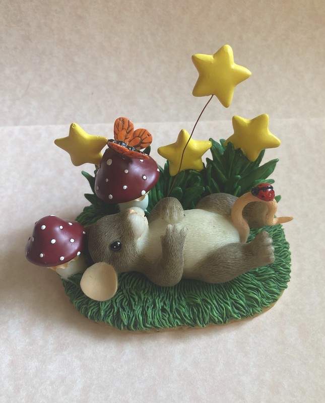 Charming Tails Wish Upon A Star  Limited Edition Mouse Fitz & Floyd Griff 83/112