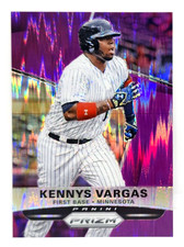 KENNY VARGAS 69/99 ~ 2015 PANINI PRIZM PURPLE FLASH SHIMMER REFRACTOR ~ TWINS
