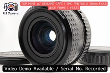 Top Mint Pentax SMC Pentax-A 28mm f/2.8 Wide MF Lens Pentax K Mount Japan