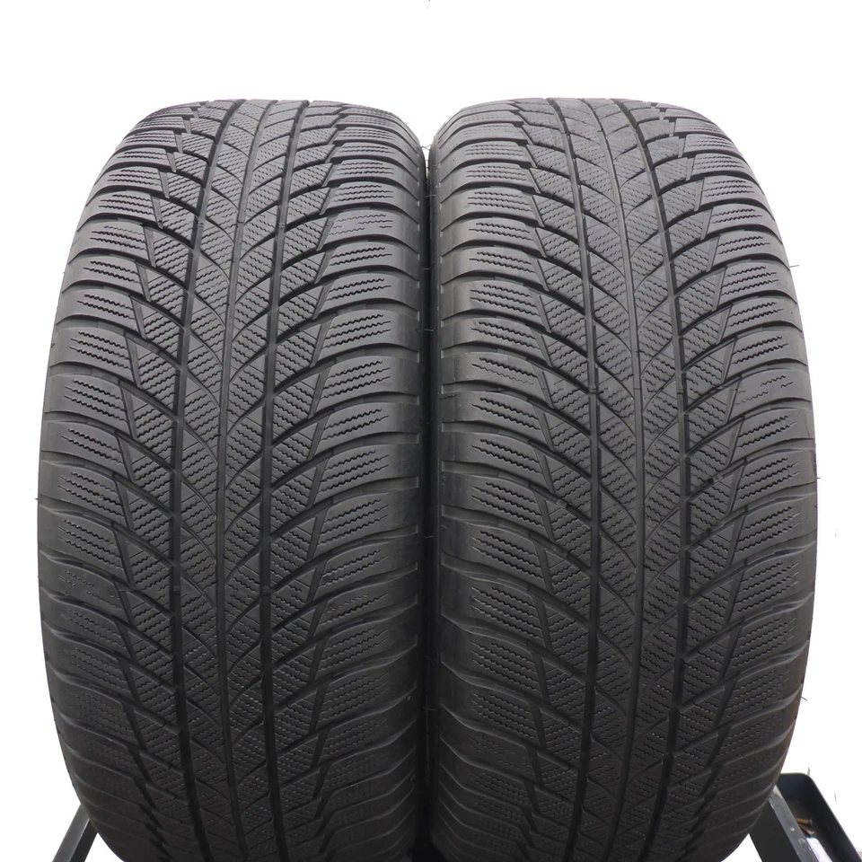 4x BRIDGESTONE 245/50 R19 105V XL RunFlat Winterreifen 2018 6,8-7,2mm - Bild 4 von 4